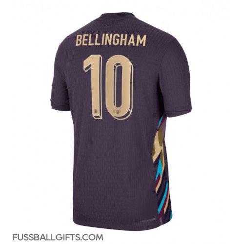 England Jude Bellingham #10 Fußballbekleidung Auswärtstrikot EM 2024 Kurzarm